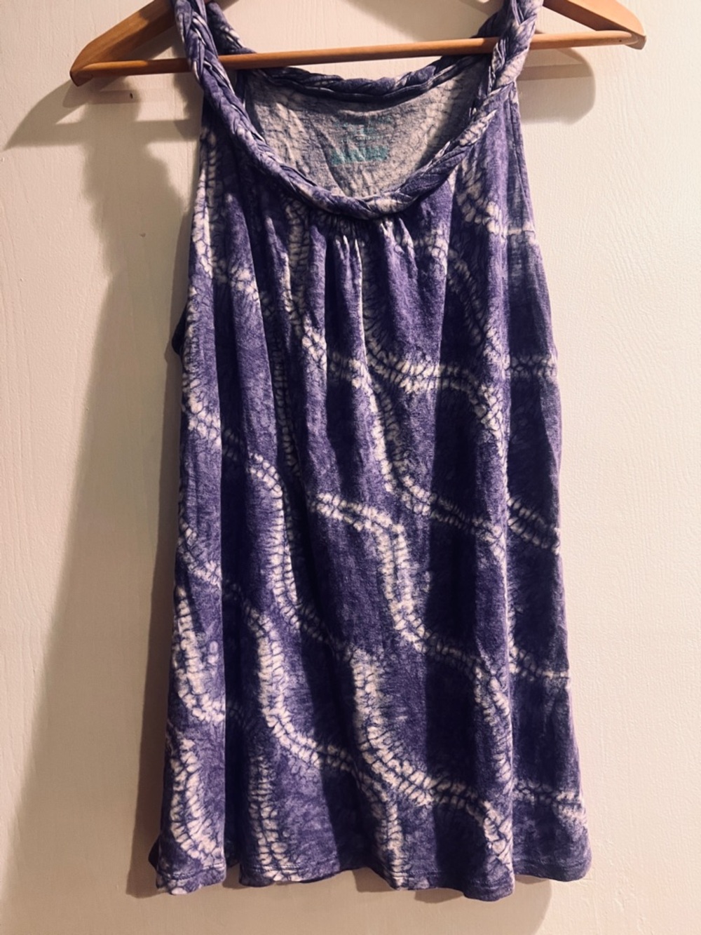 CALYPSO x Target- Tie-Dye Braided Strap Tank  Purple- Medium